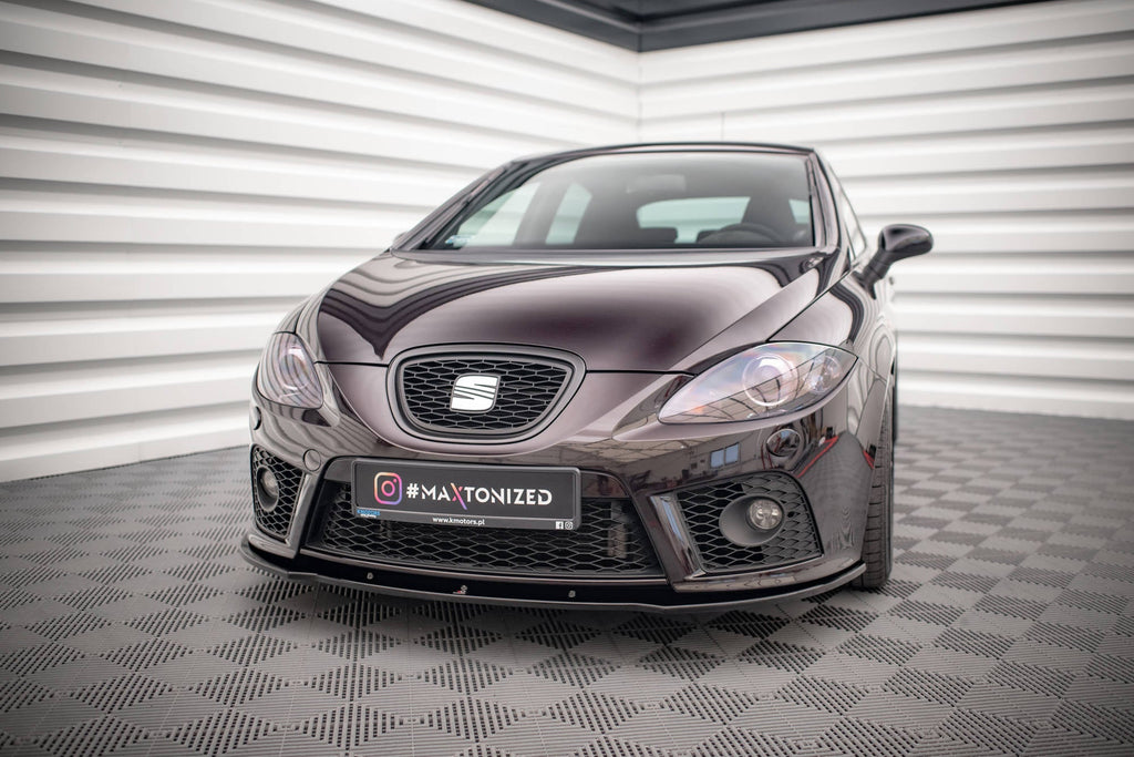 Prelungire splitter bara fata Seat Leon 1P Mk2 Cupra FR 2005-2009 v8 - Maxton Design