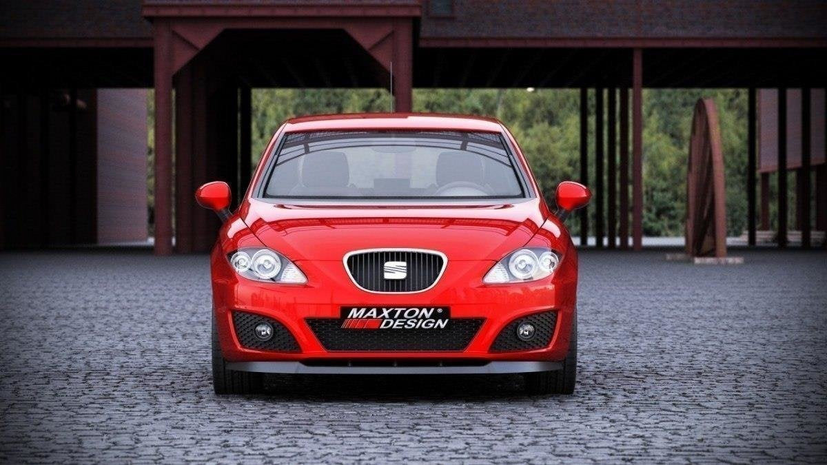 Prelungire splitter bara fata Seat Leon 1P Mk2 Facelift 2009-2012 v3 - Maxton Design