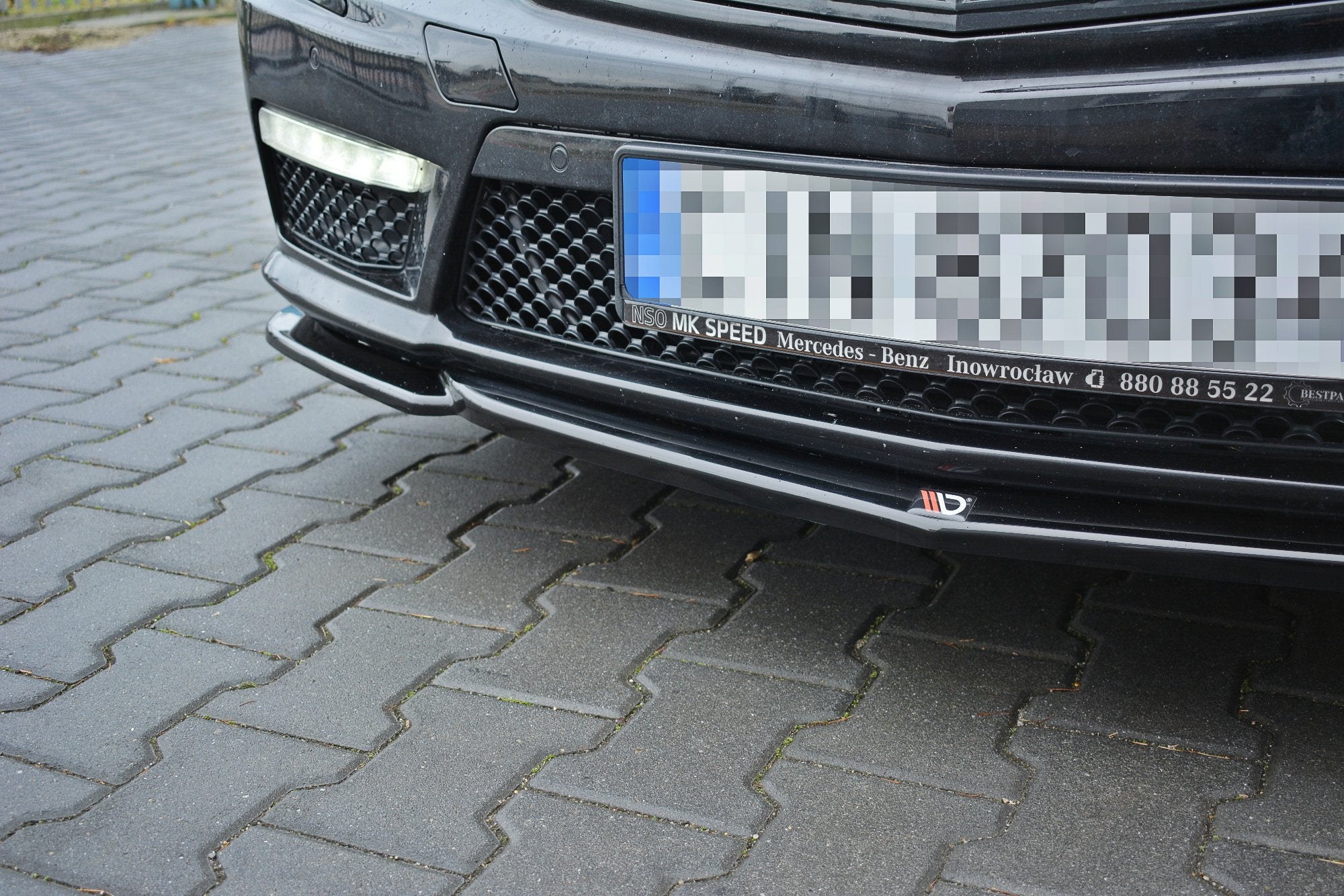 Prelungire splitter bara fata Mercedes E Class W212 E63 AMG 2009-2012 v2 - Maxton Design