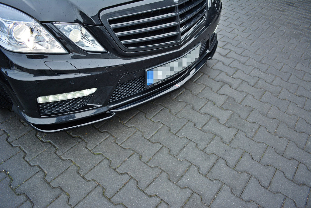 Prelungire splitter bara fata Mercedes E Class W212 E63 AMG 2009-2012 v2 - Maxton Design