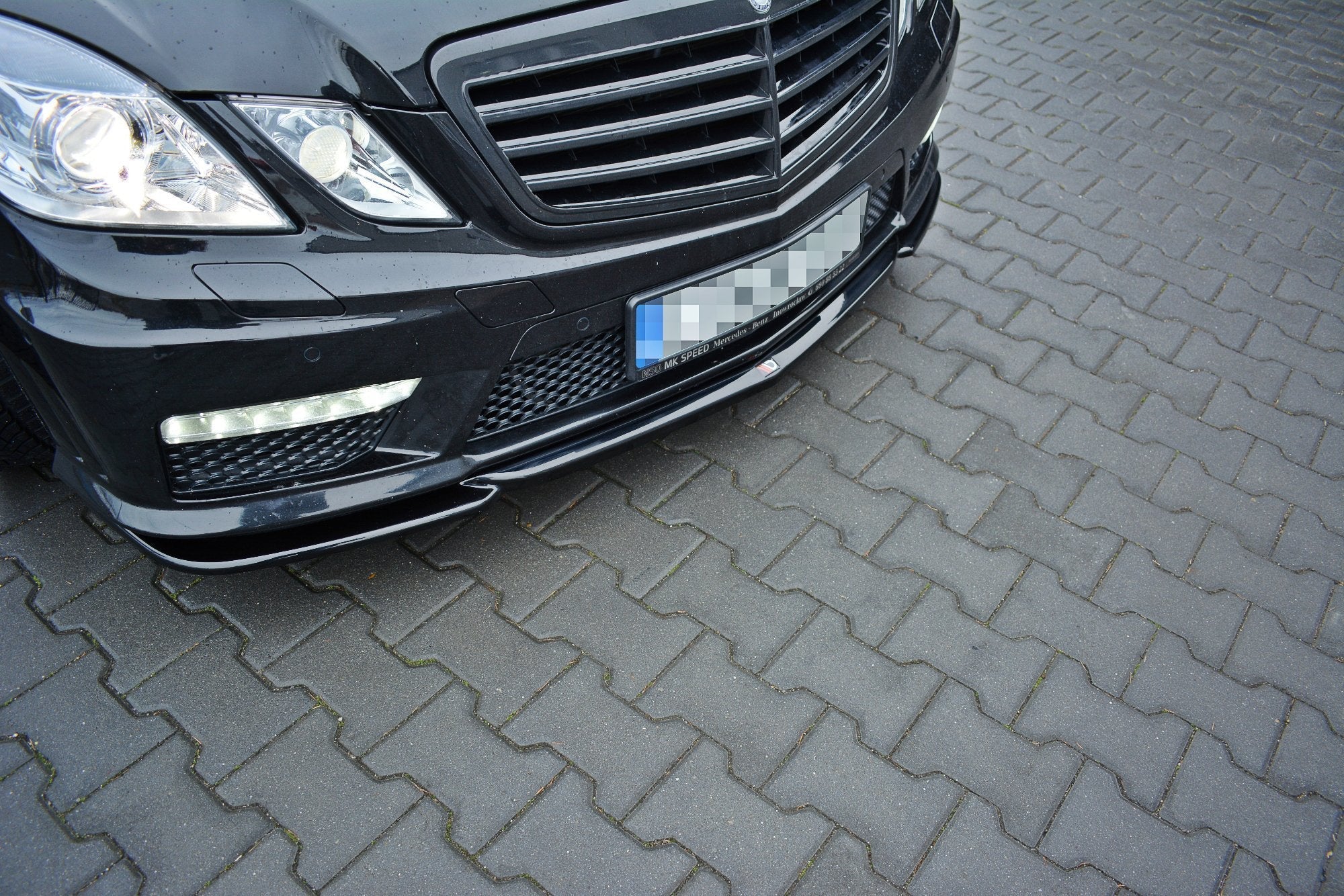 Prelungire splitter bara fata Mercedes E Class W212 E63 AMG 2009-2012 v2 - Maxton Design