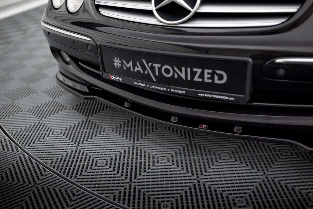 Prelungire splitter bara fata Mercedes CLK W209 2003-2006 v1 - Maxton Design