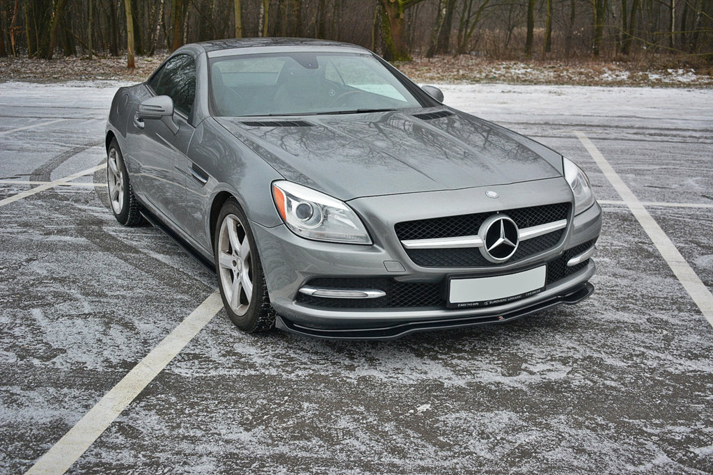 Prelungire splitter bara fata Mercedes SLK R172 2011-2015 v2 - Maxton Design