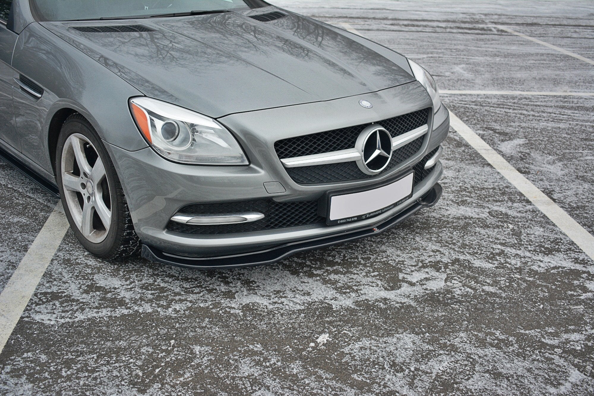 Prelungire splitter bara fata Mercedes SLK R172 2011-2015 v2 - Maxton Design