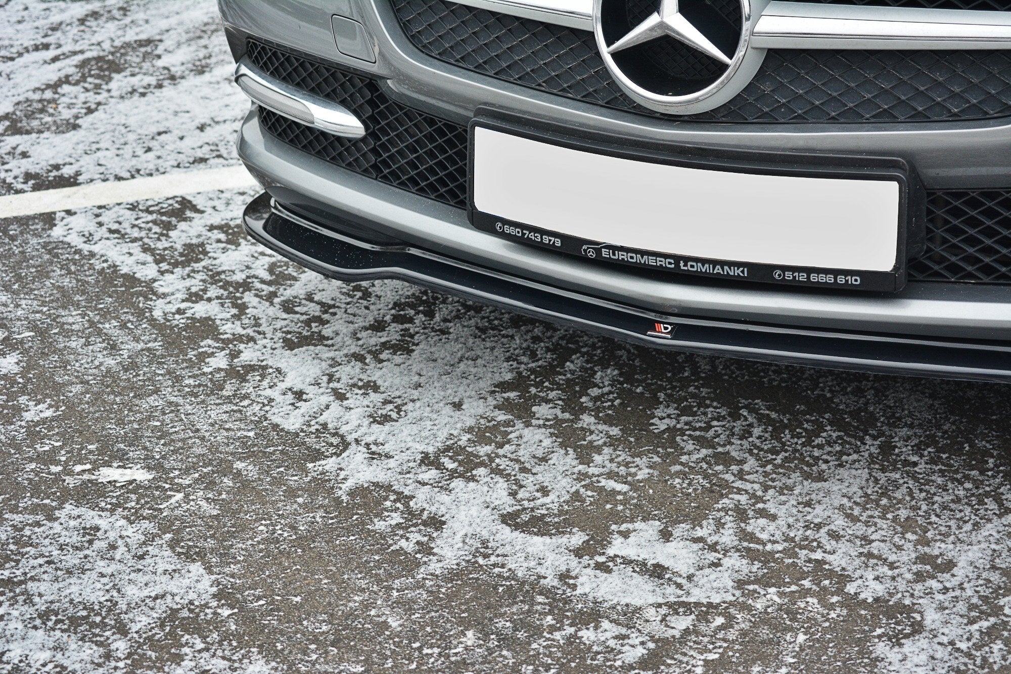 Prelungire splitter bara fata Mercedes SLK R172 2011-2015 v2 - Maxton Design
