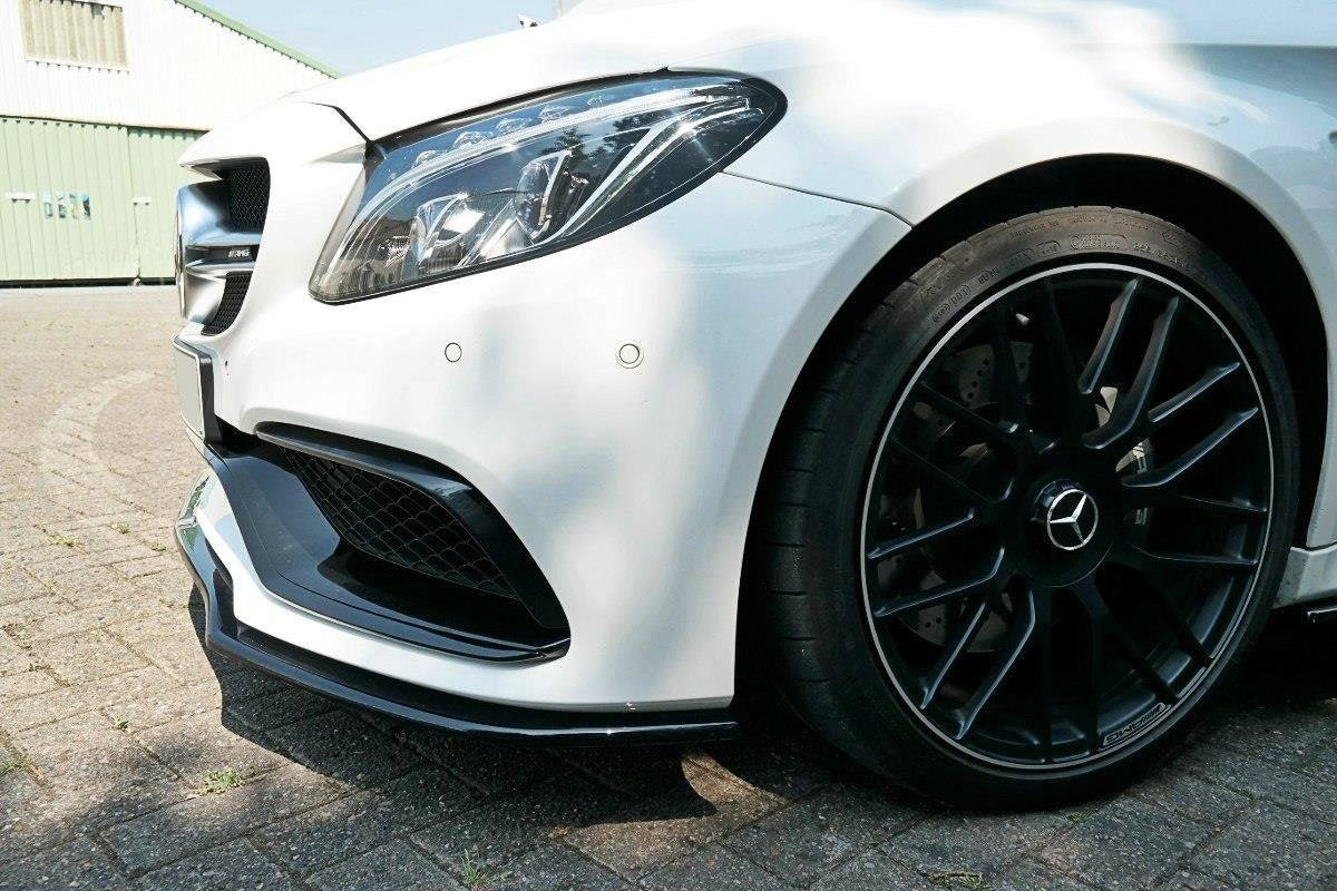 Prelungire splitter bara fata Mercedes C Class C205 63AMG Coupe 2016-2018 v1 - Maxton Design