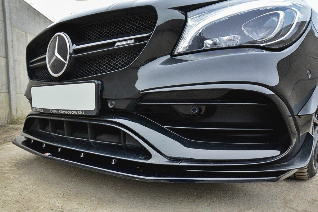 Prelungire splitter bara fata Mercedes CLA A45 AMG C117 Facelift 2017- v4 - Maxton Design