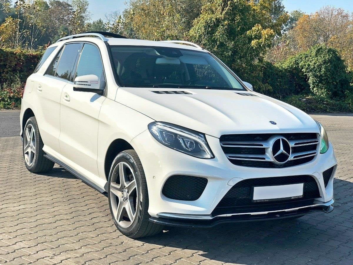 Prelungire splitter bara fata Mercedes GLE E166 Amg-Line 2015-2018 v1 - Maxton Design