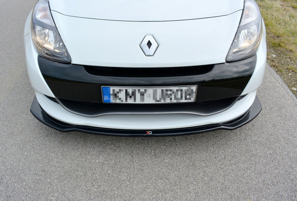 Prelungire splitter bara fata Renault Clio Mk3 RS Facelift 2009-2012 v4 - Maxton Design