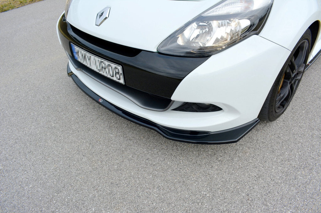 Prelungire splitter bara fata Renault Clio Mk3 RS Facelift 2009-2012 v4 - Maxton Design