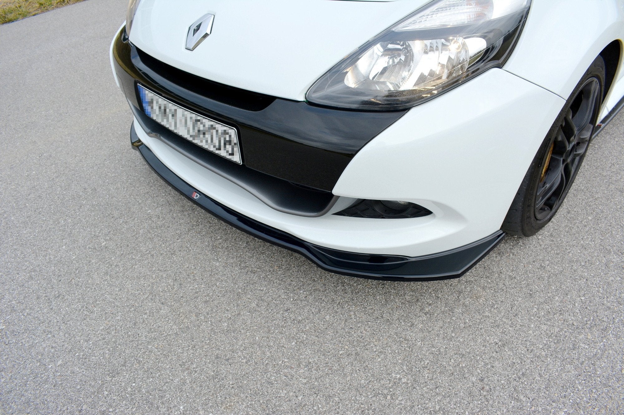 Prelungire splitter bara fata Renault Clio Mk3 RS Facelift 2009-2012 v4 - Maxton Design