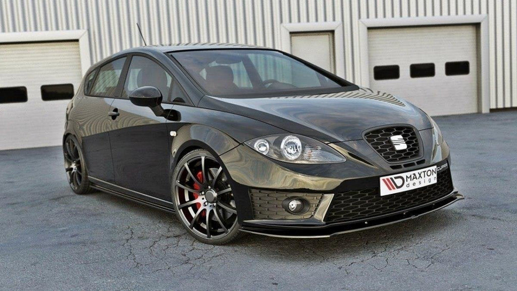 Prelungire splitter bara fata Seat Leon 1P Mk2 Cupra FR Facelift 2009-2012 v7 - Maxton Design