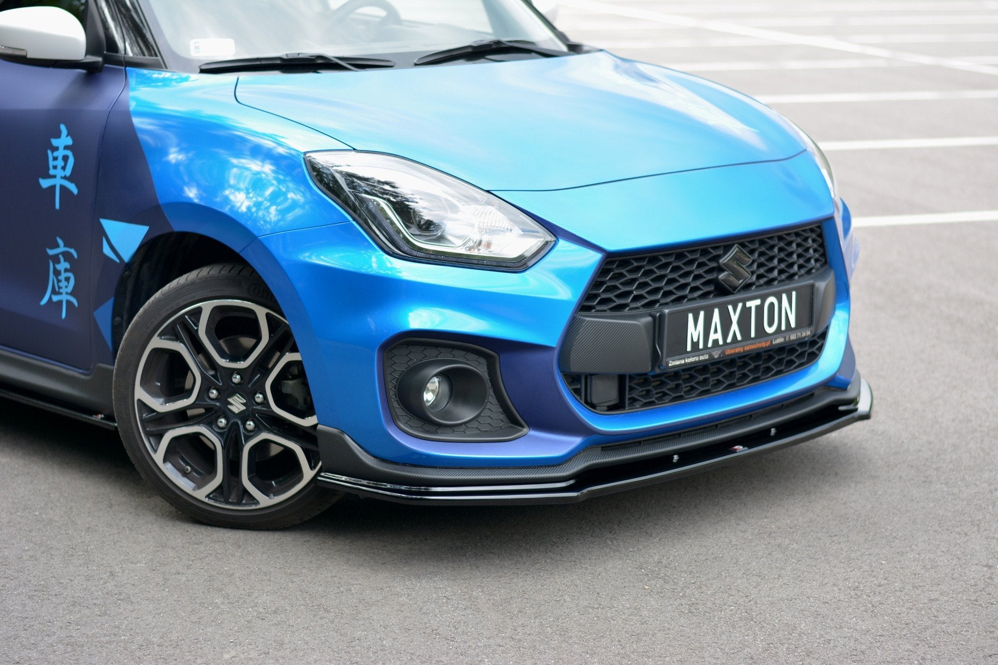 Prelungire splitter bara fata Suzuki Swift Mk6 Sport 2018- v1 - Maxton Design