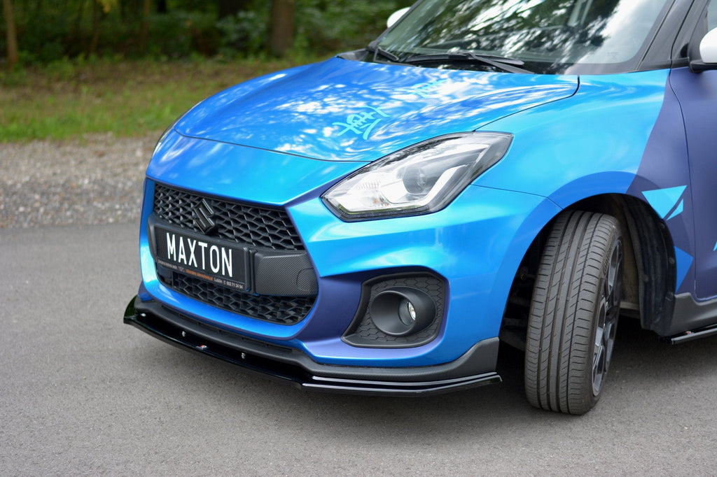 Prelungire splitter bara fata Suzuki Swift Mk6 Sport 2018- v1 - Maxton Design