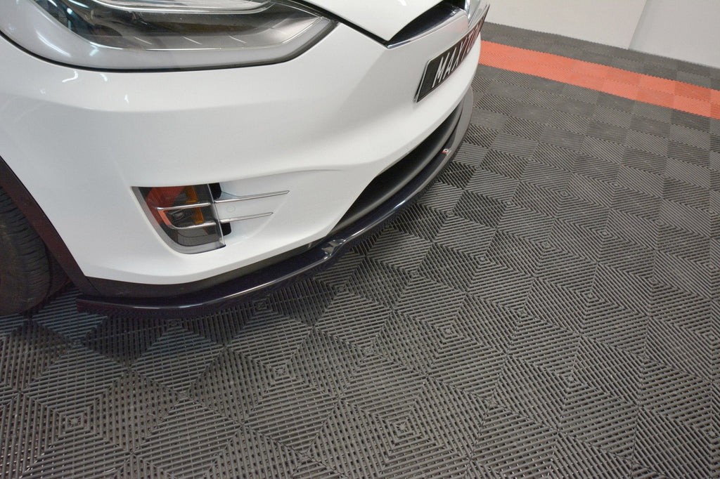 Prelungire splitter bara fata Tesla Model X 2015- v1 - Maxton Design