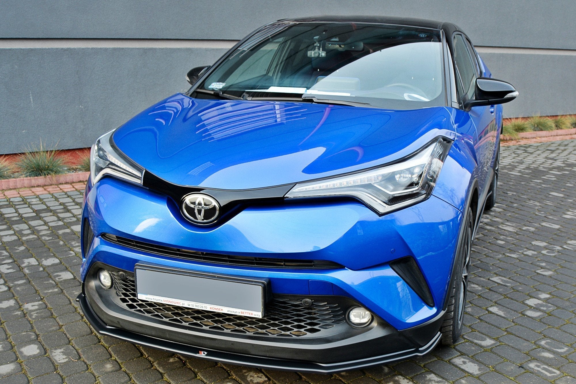 Prelungire splitter bara fata Toyota CH-R 2016- v1 - Maxton Design