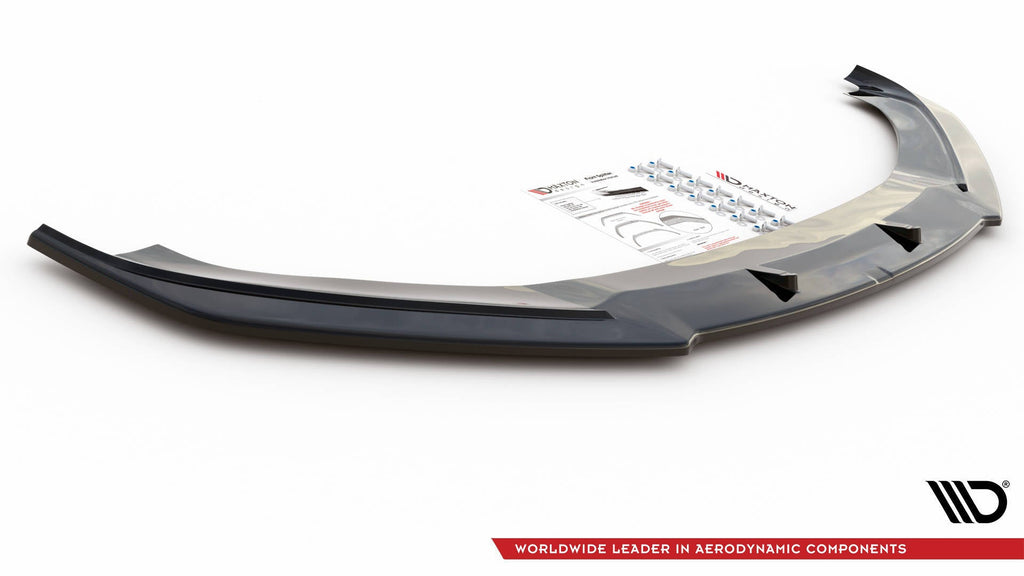 Prelungire splitter bara fata Tesla Model S Facelift 2016- v1 - Maxton Design