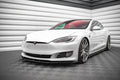 Prelungire splitter bara fata Tesla Model S Facelift 2016- v1 - Maxton Design