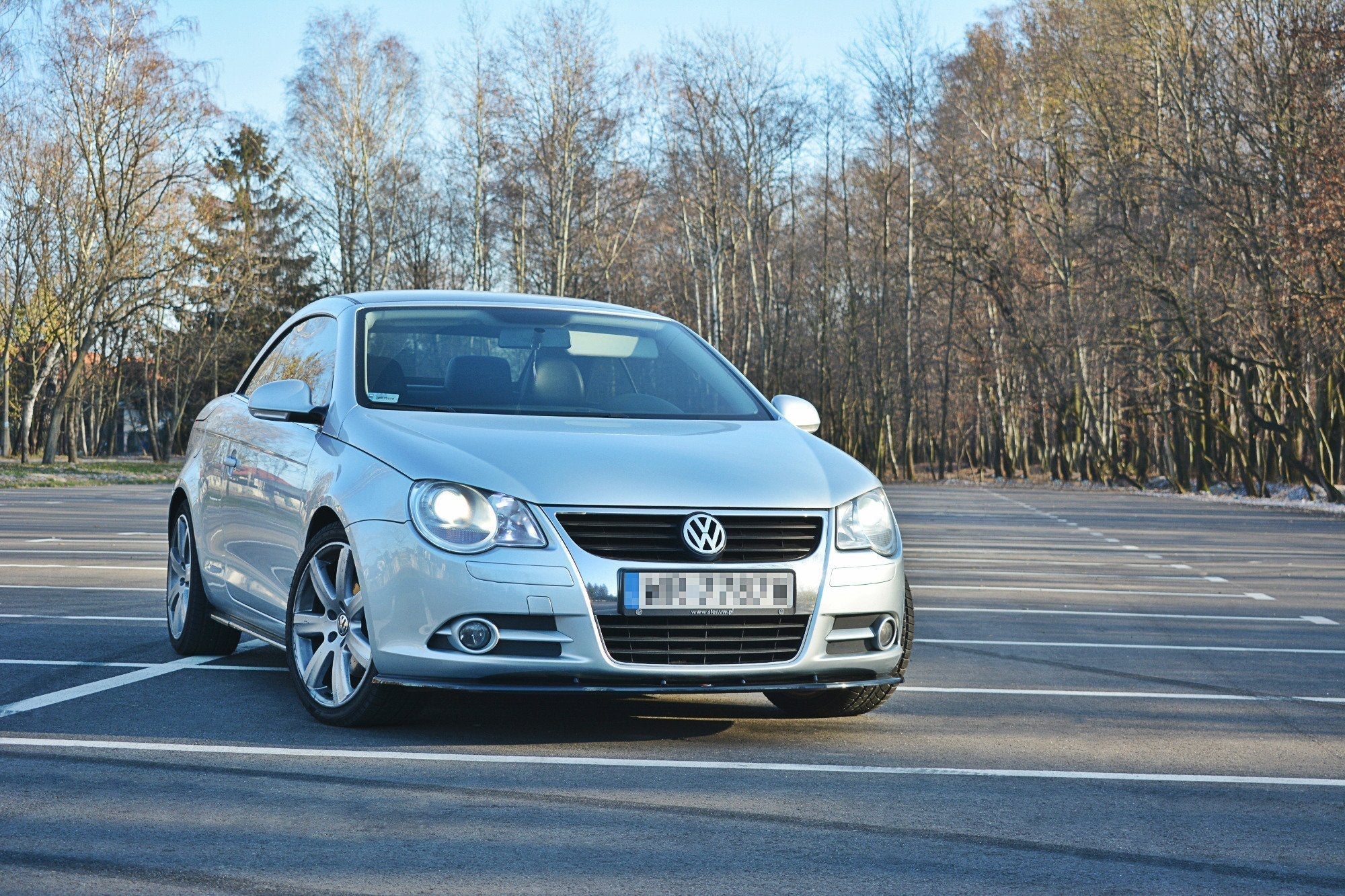 Prelungire splitter bara fata Volkswagen Eos 2005-2010 v1 - Maxton Design