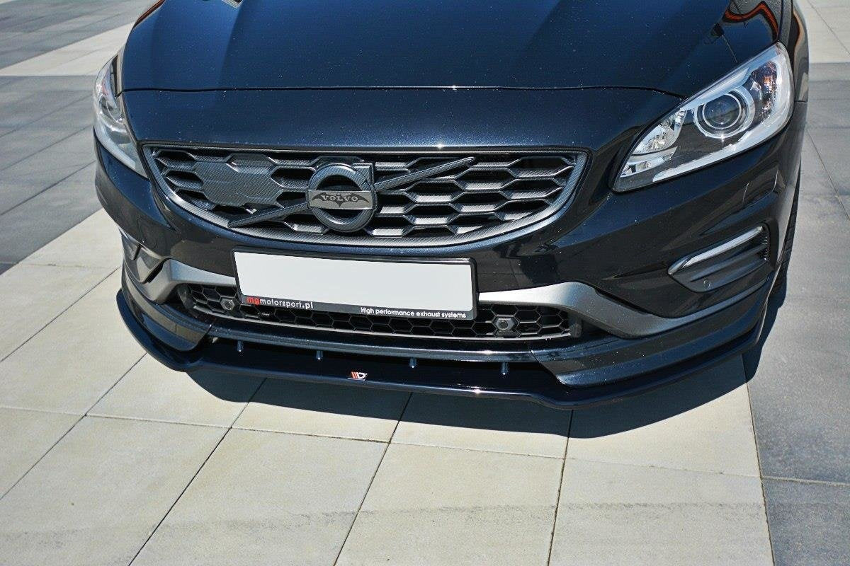 Prelungire splitter bara fata Volvo V60 Polestar Facelift 2014-2018 v1 - Maxton Design