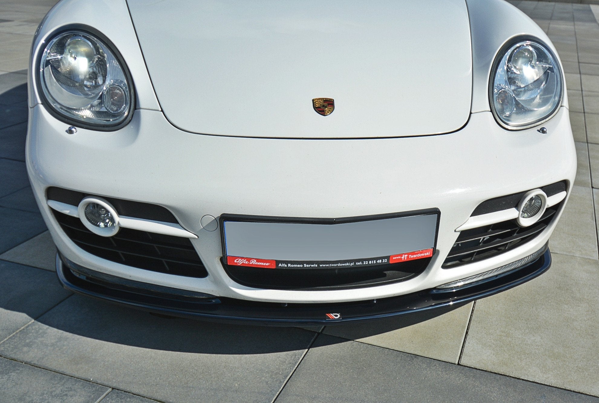 Prelungire splitter bara fata Porsche Cayman S 987C 2006-2009 v1 - Maxton Design