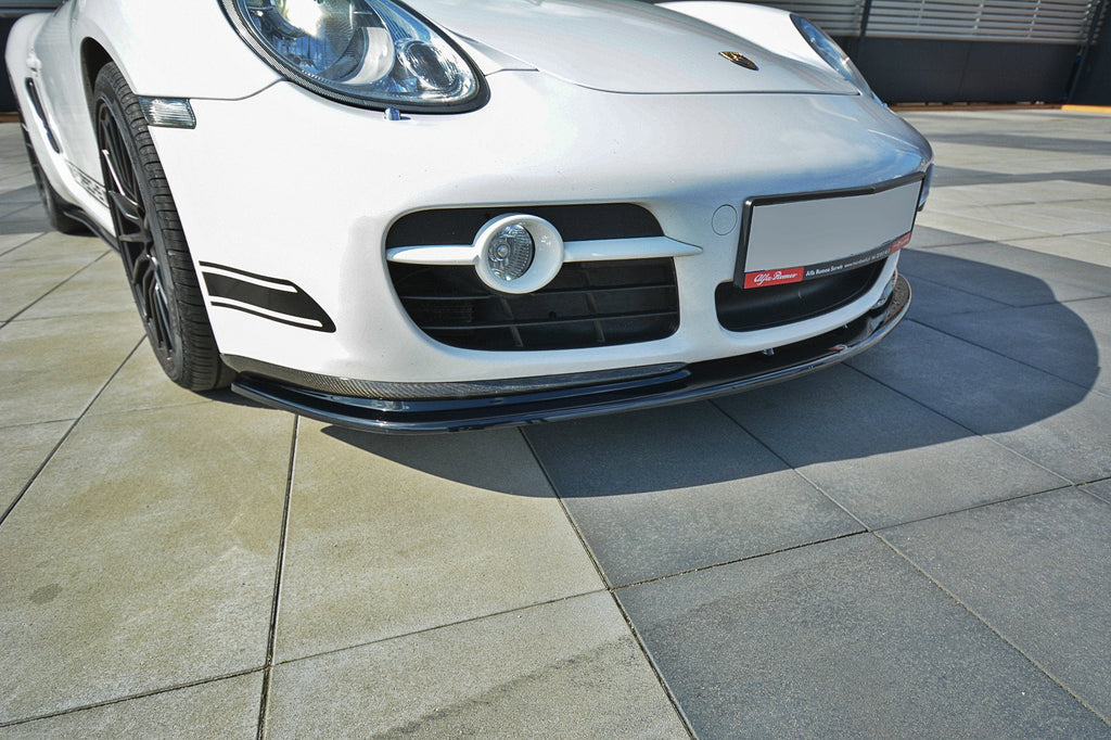 Prelungire splitter bara fata Porsche Cayman S 987C 2006-2009 v1 - Maxton Design