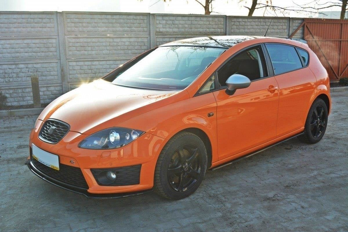 Prelungire splitter bara fata Seat Leon 1P Mk2 Cupra FR Facelift 2009-2012 v6 - Maxton Design