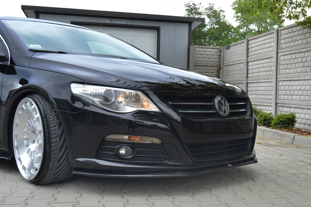 Prelungire splitter bara fata Volkswagen Passat CC 2008-2012 v4 - Maxton Design