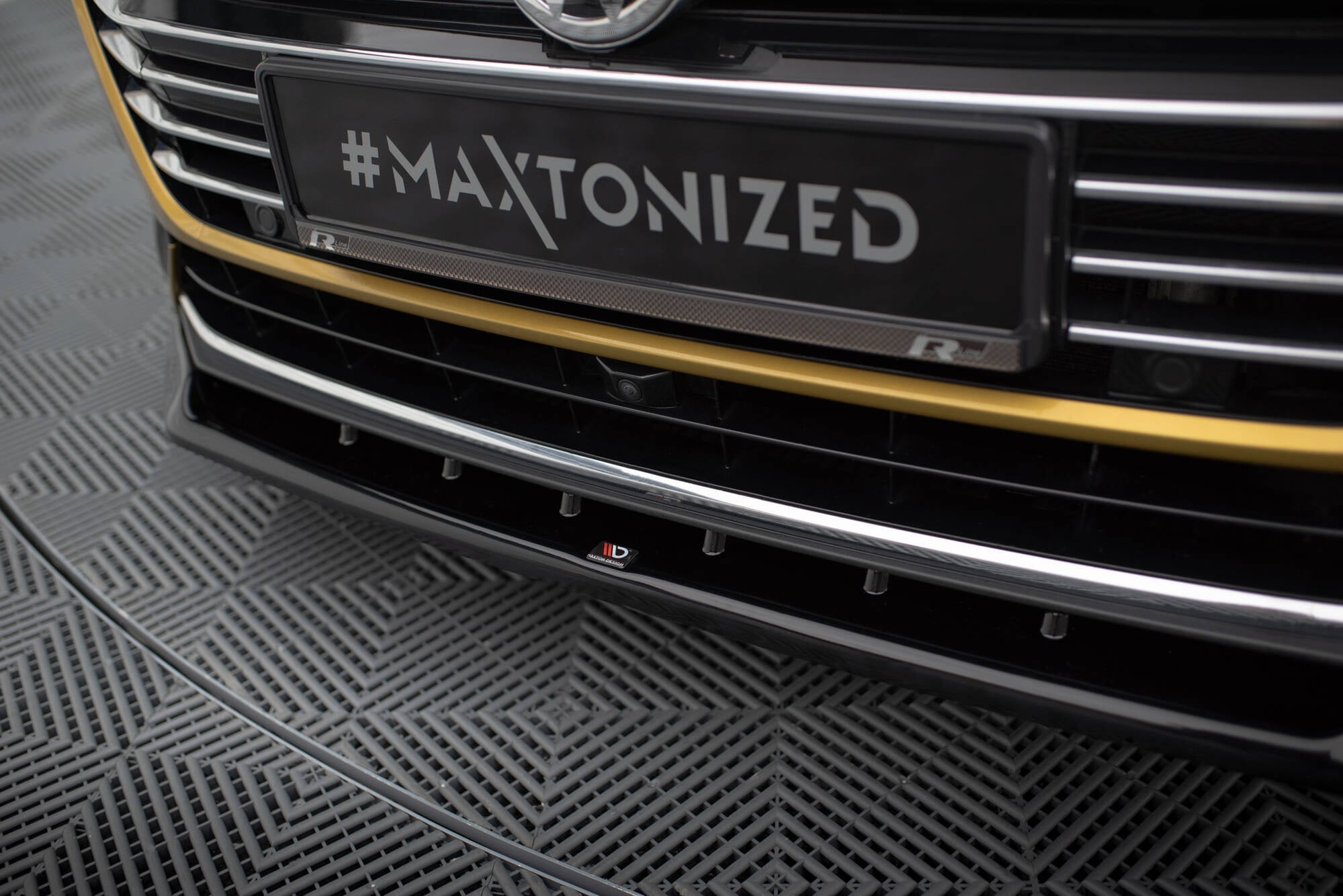 Prelungire splitter bara fata Volkswagen Arteon 2017- v2 - Maxton Design