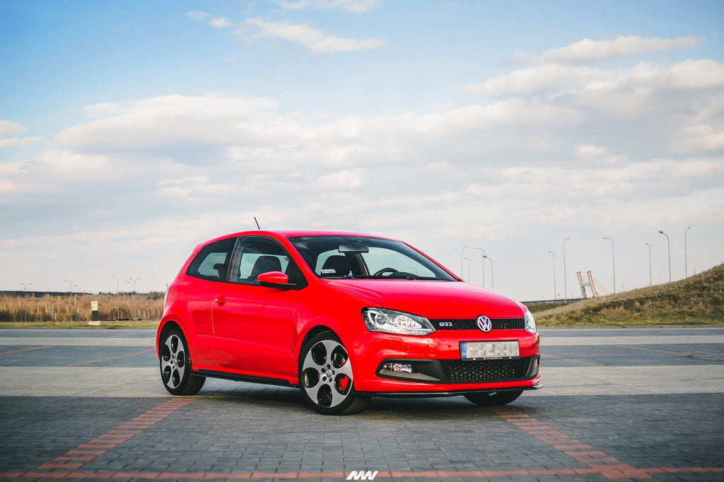 Prelungire splitter bara fata Volkswagen Polo Mk5 GTI 6R 2009-2014 v7 - Maxton Design