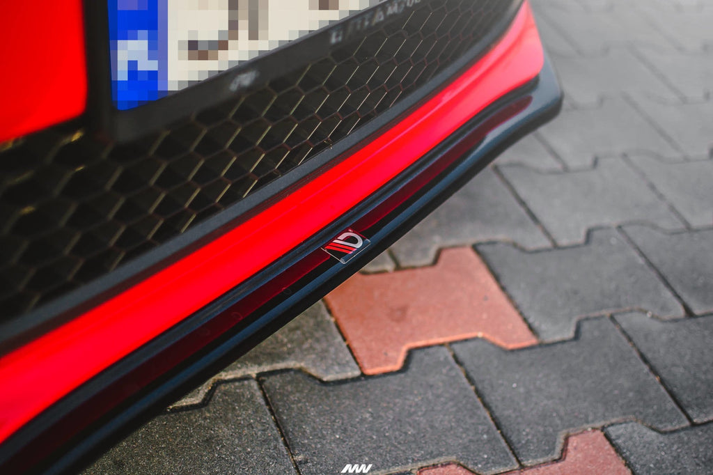 Prelungire splitter bara fata Volkswagen Polo Mk5 GTI 6R 2009-2014 v7 - Maxton Design