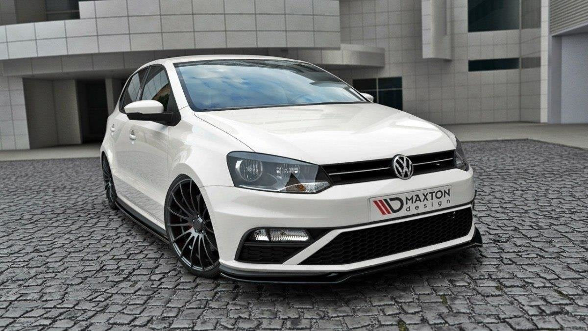 Prelungire splitter bara fata Volkswagen Polo Mk5 GTI Facelift 2015-2018 v2 - Maxton Design