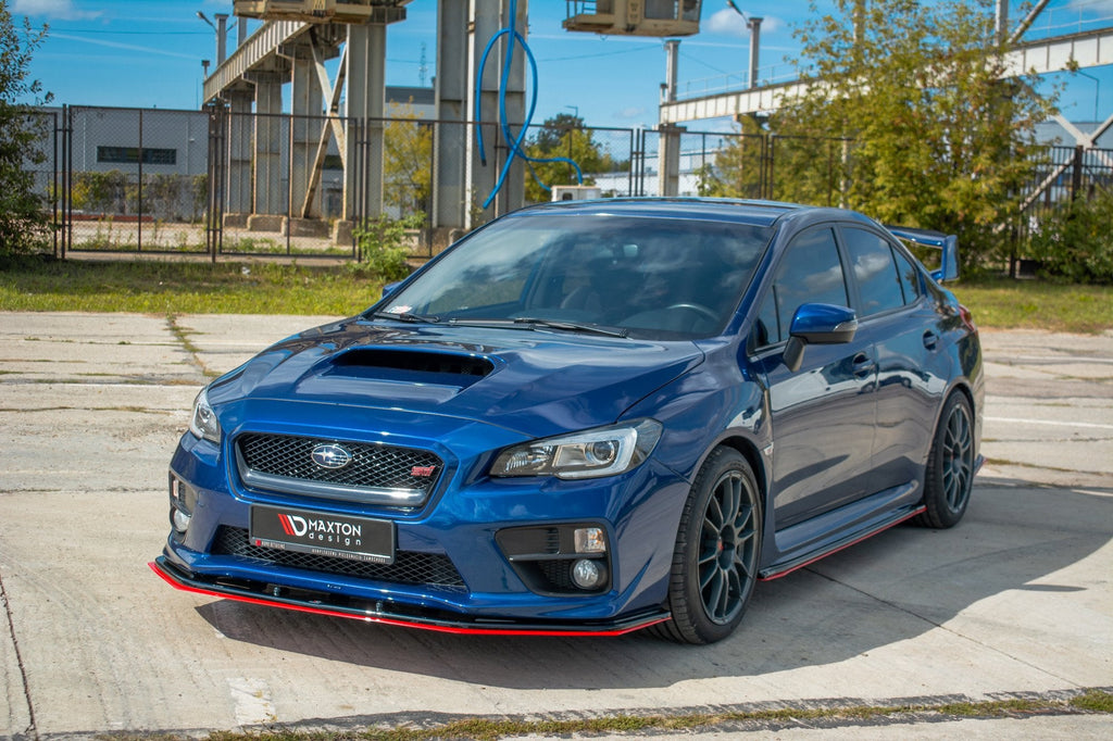 Prelungire splitter bara fata Subaru Impreza Mk4 WRX STI 2014-2016 v15 - Maxton Design