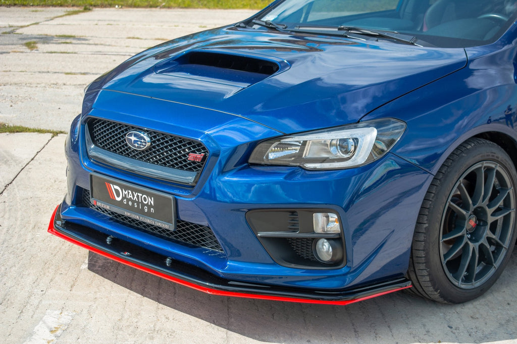 Prelungire splitter bara fata Subaru Impreza Mk4 WRX STI 2014-2016 v15 - Maxton Design