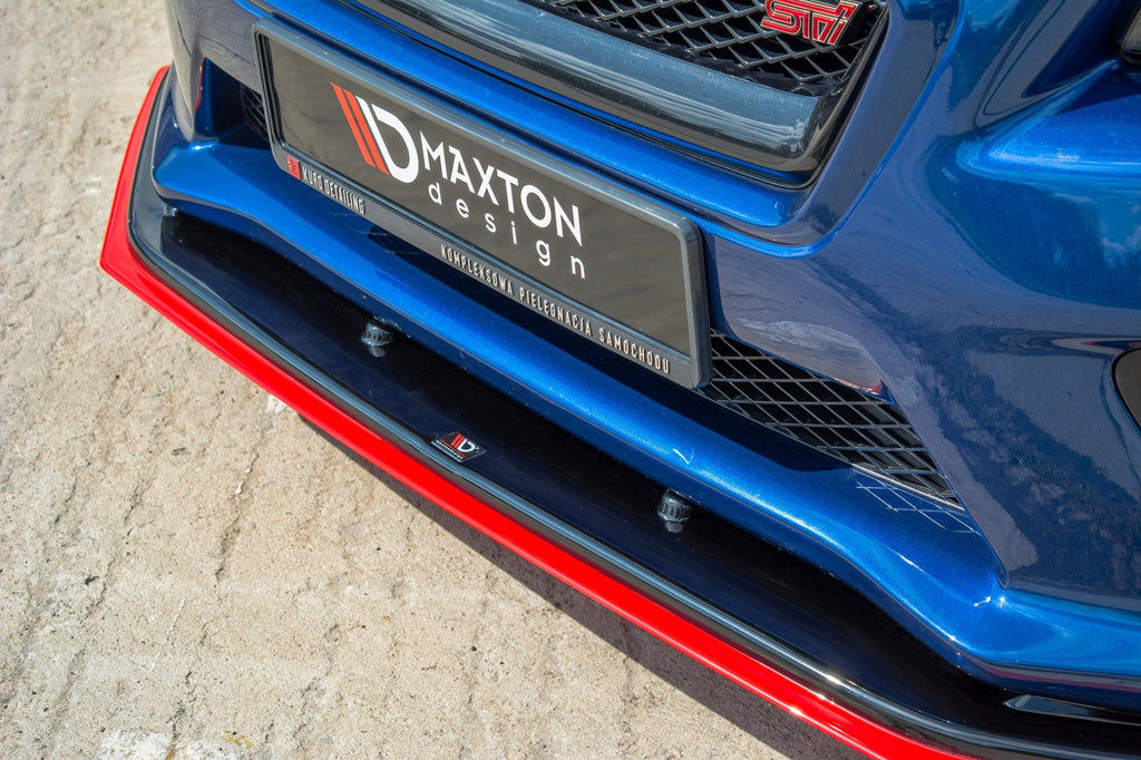 Prelungire splitter bara fata Subaru Impreza Mk4 WRX STI 2014-2016 v15 - Maxton Design
