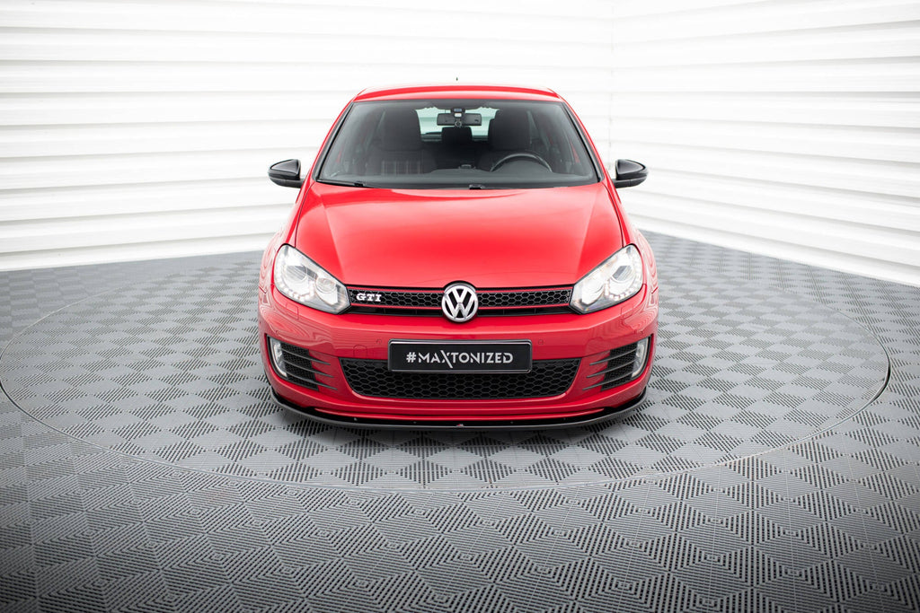 Prelungire splitter bara fata Volkswagen Golf 6 GTI 2008-2012 v5 - Maxton Design