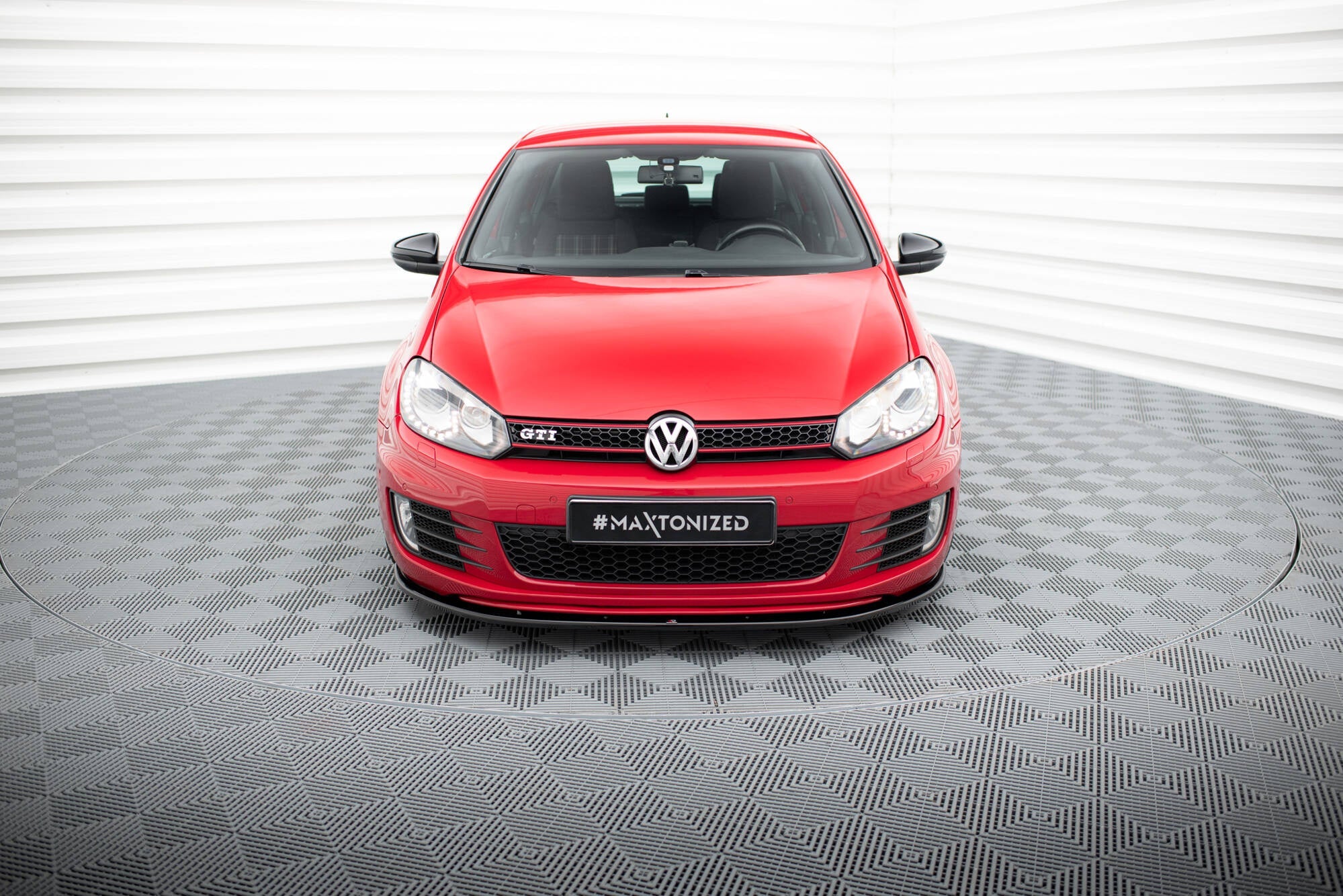 Prelungire splitter bara fata Volkswagen Golf 6 GTI 2008-2012 v5 - Maxton Design
