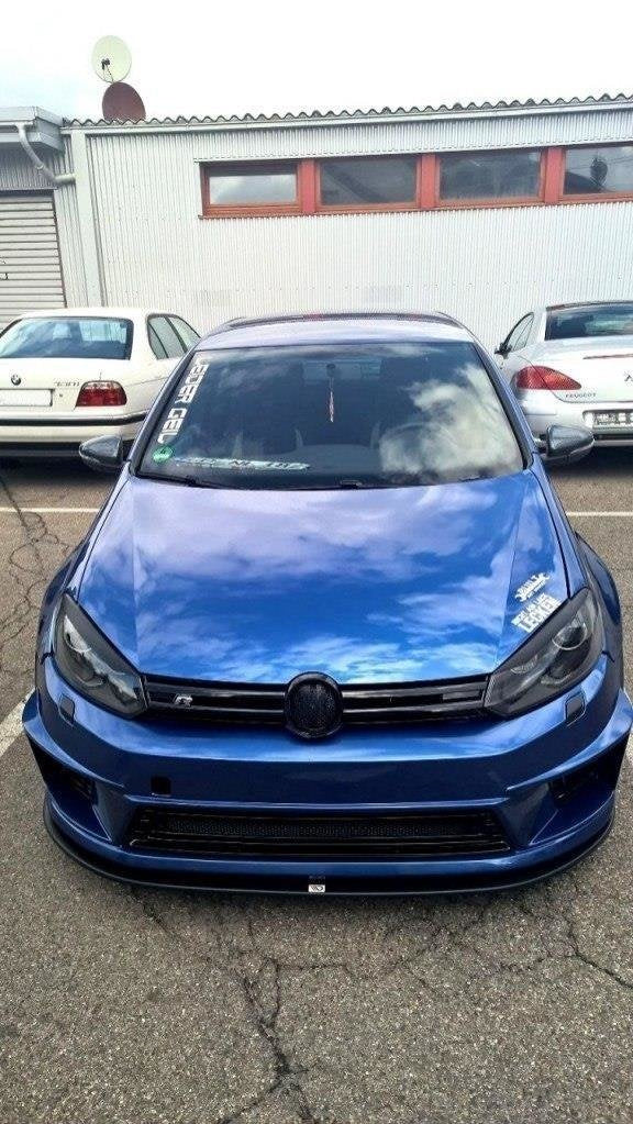 Prelungire splitter bara fata Volkswagen Golf 6 R400 2008-2012 v1 - Maxton Design