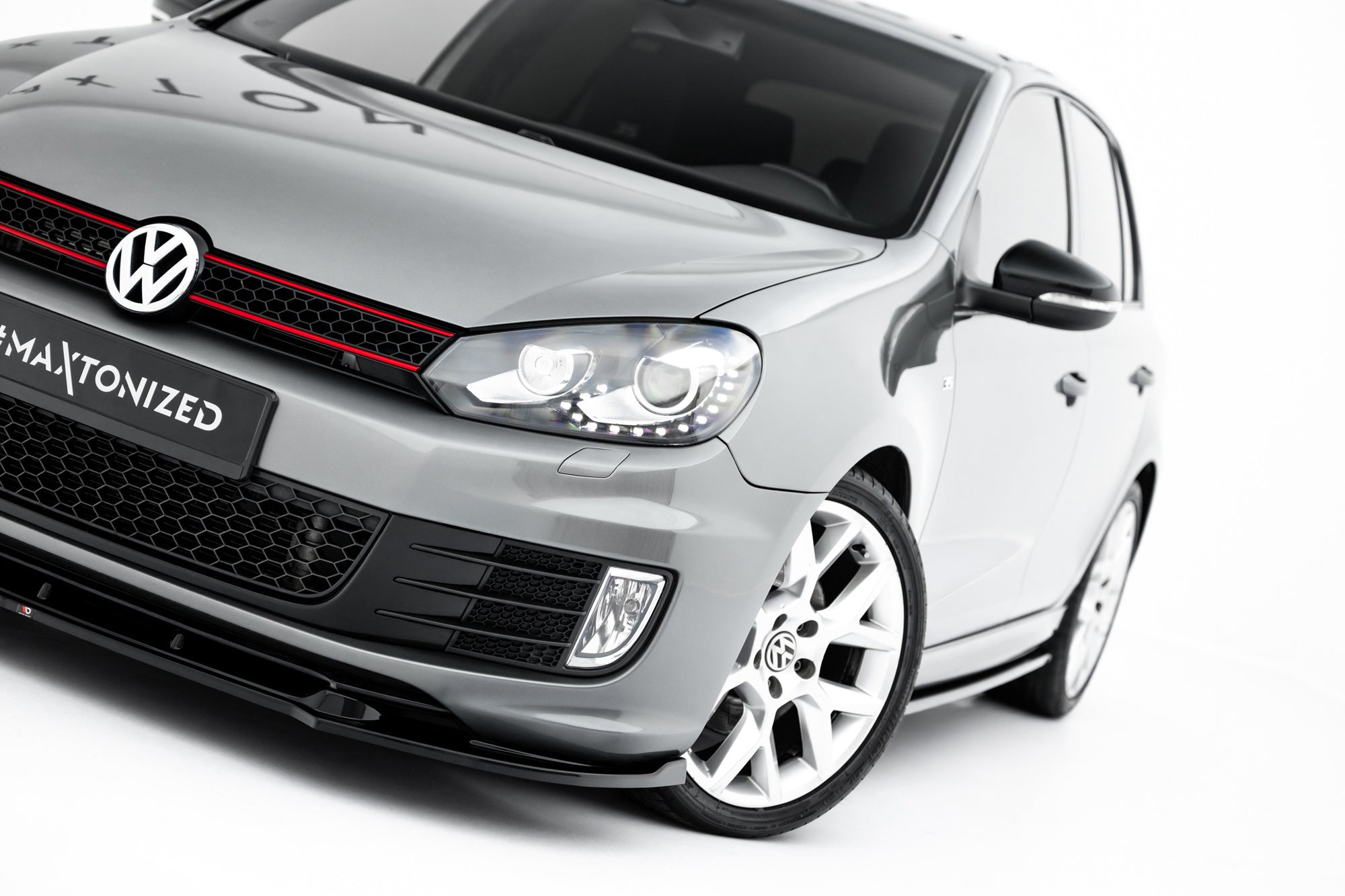 Prelungire splitter bara fata Volkswagen Golf 6 GTI 35TH 2008-2012 v2 - Maxton Design
