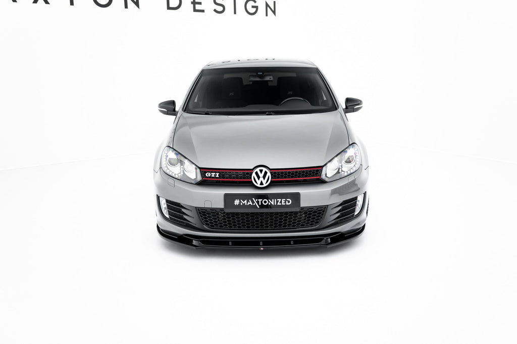Prelungire splitter bara fata Volkswagen Golf 6 GTI 35TH 2008-2012 v2 - Maxton Design