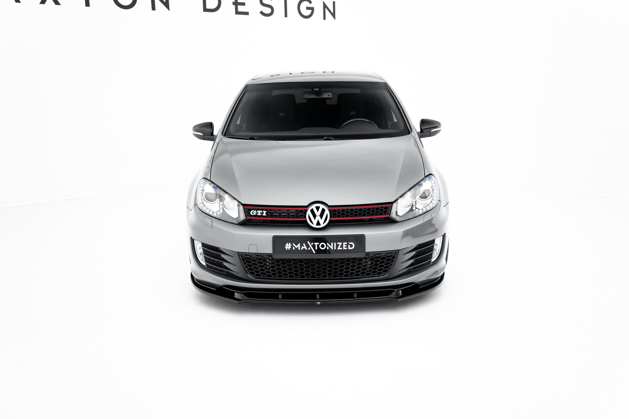 Prelungire splitter bara fata Volkswagen Golf 6 GTI 35TH 2008-2012 v2 - Maxton Design
