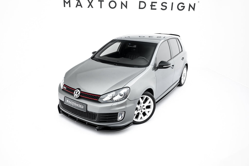 Prelungire splitter bara fata Volkswagen Golf 6 GTI 35TH 2008-2012 v2 - Maxton Design