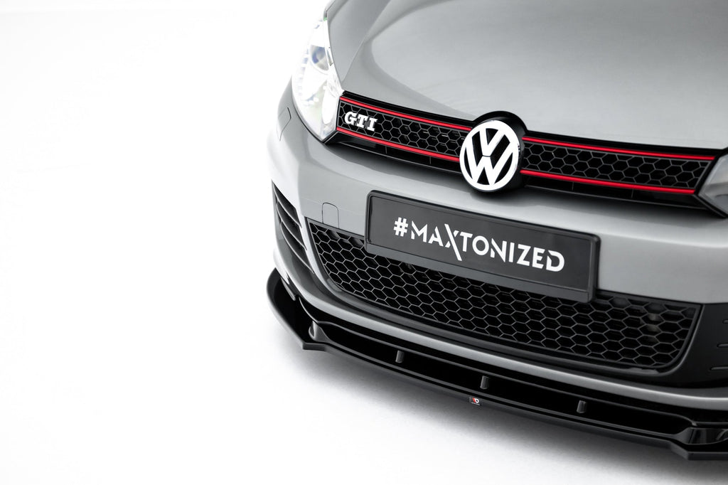 Prelungire splitter bara fata Volkswagen Golf 6 GTI 35TH 2008-2012 v2 - Maxton Design
