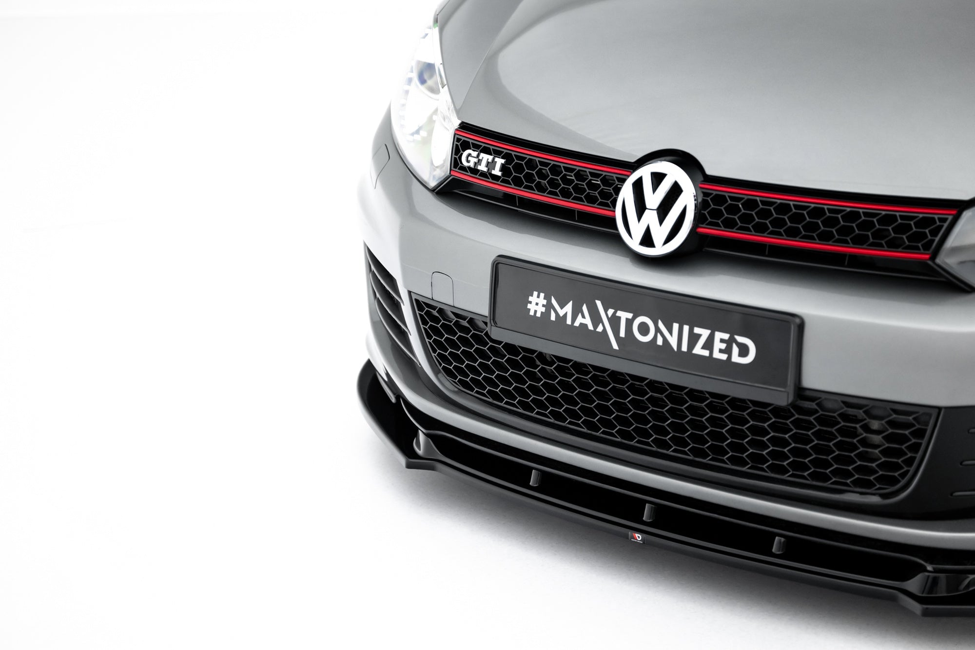 Prelungire splitter bara fata Volkswagen Golf 6 GTI 35TH 2008-2012 v2 - Maxton Design