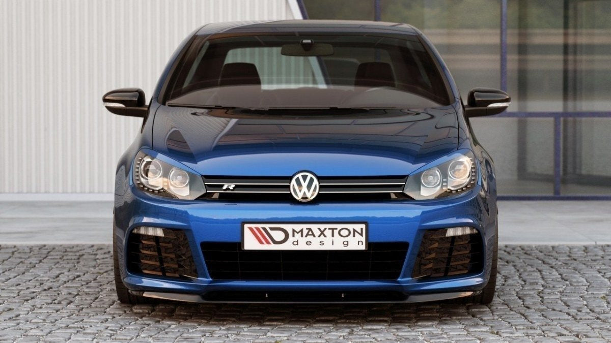 Prelungire splitter bara fata Volkswagen Golf 6 R Cupra Look 2008-2012 v9 - Maxton Design