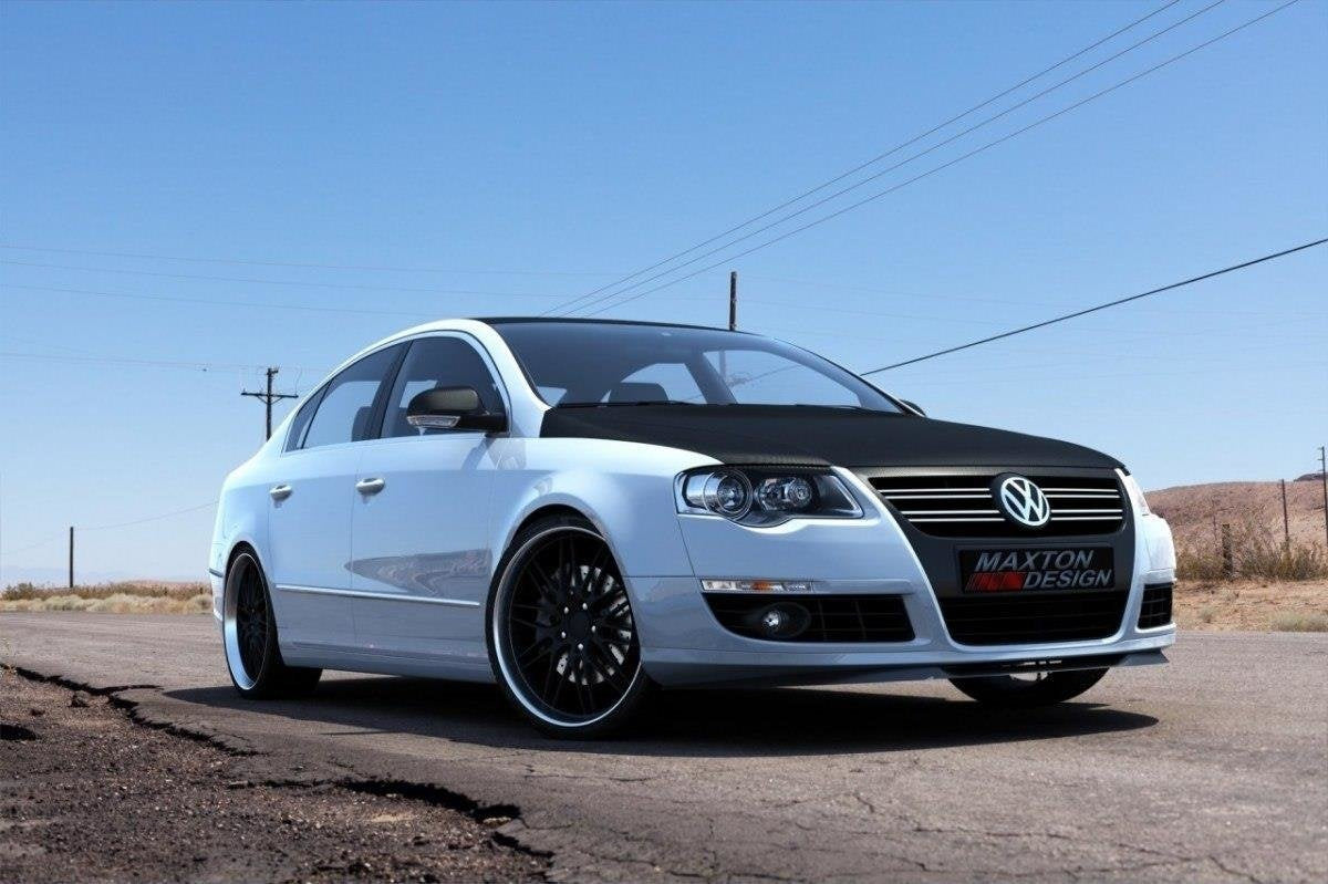 Prelungire splitter bara fata Volkswagen Passat B6 2005-2010 v4 - Maxton Design