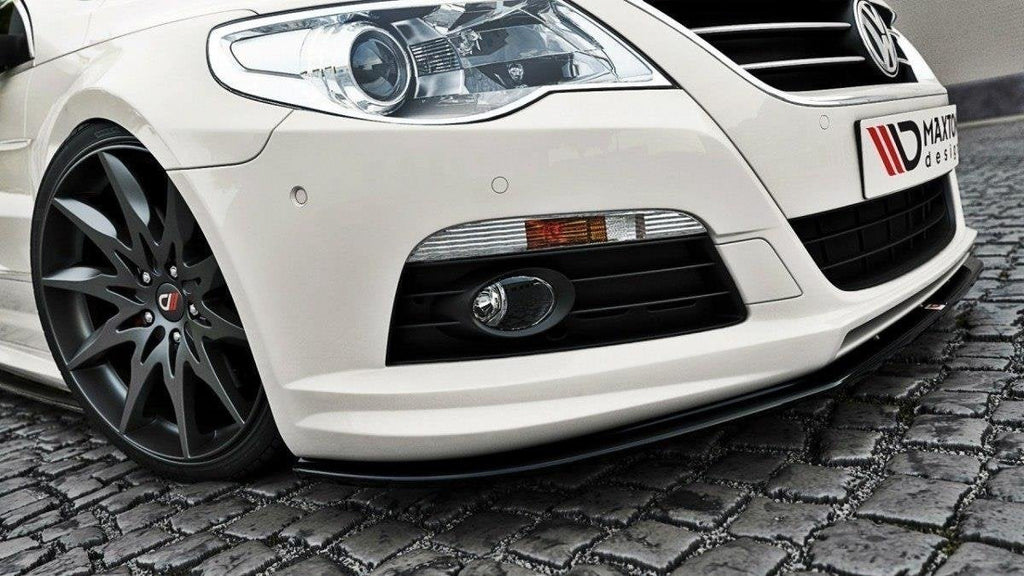 Prelungire splitter bara fata Volkswagen Passat CC R36 Rline 2008-2012 v2 - Maxton Design