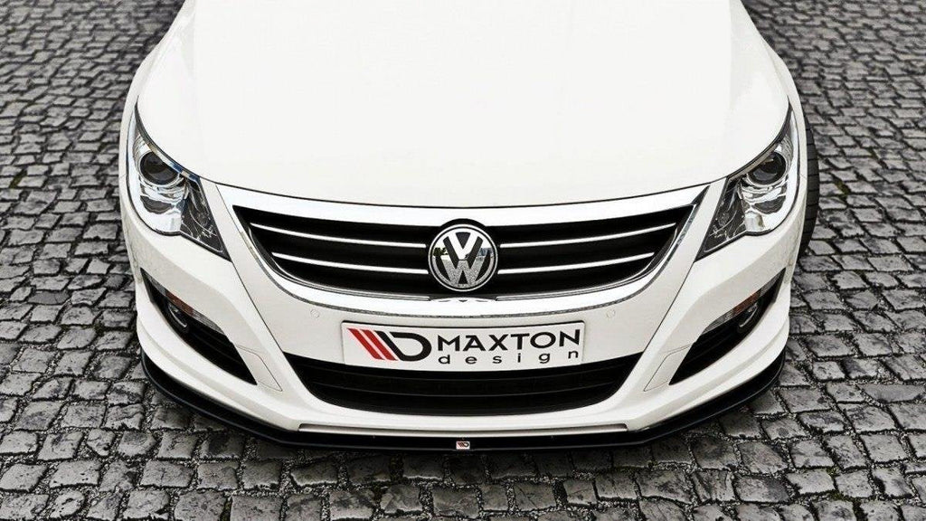Prelungire splitter bara fata Volkswagen Passat CC R36 Rline 2008-2012 v2 - Maxton Design
