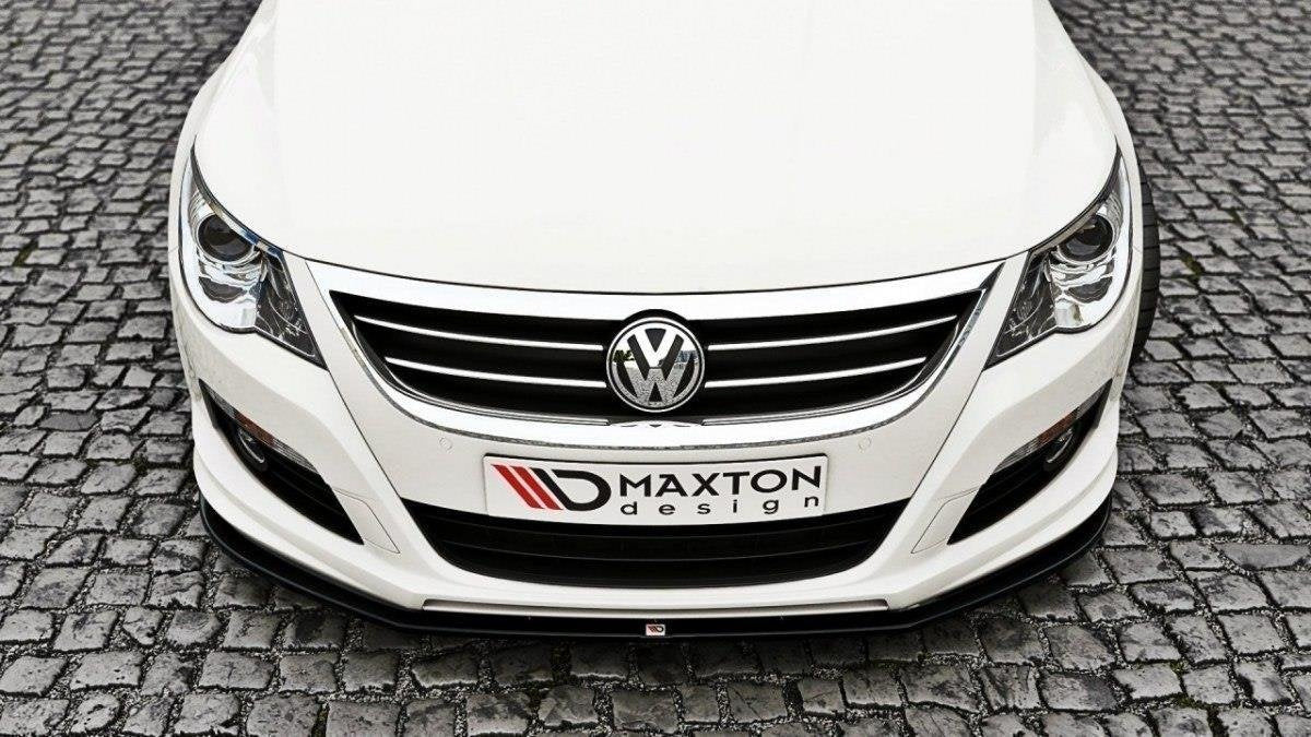 Prelungire splitter bara fata Volkswagen Passat CC R36 Rline 2008-2012 v2 - Maxton Design