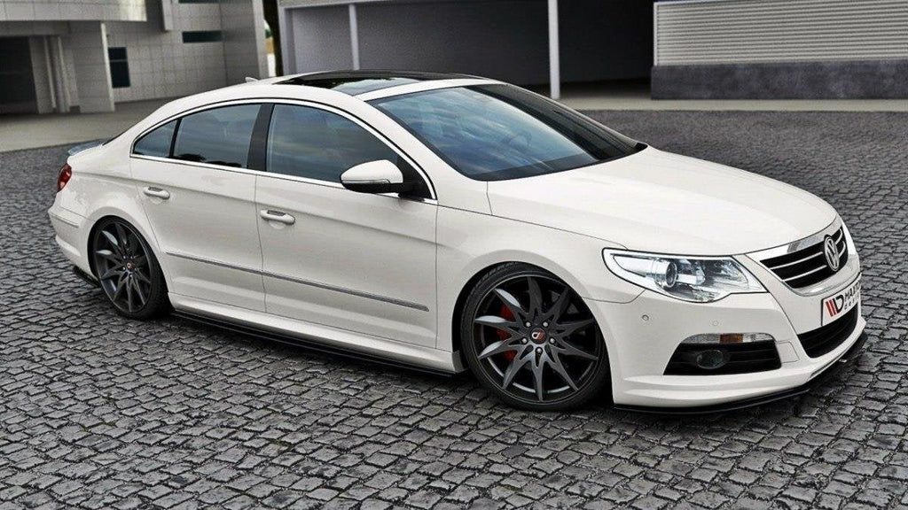Prelungire splitter bara fata Volkswagen Passat CC R36 Rline 2008-2012 v2 - Maxton Design